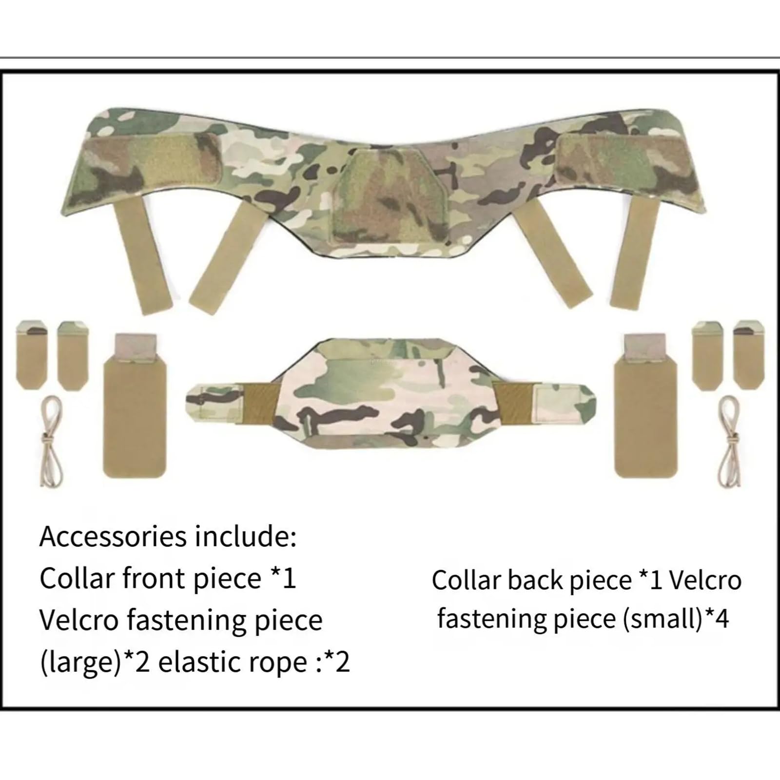 Protezione tattica per il collo, gilet tattico universale per la protezione del collo, accessori da caccia per airsoft.
