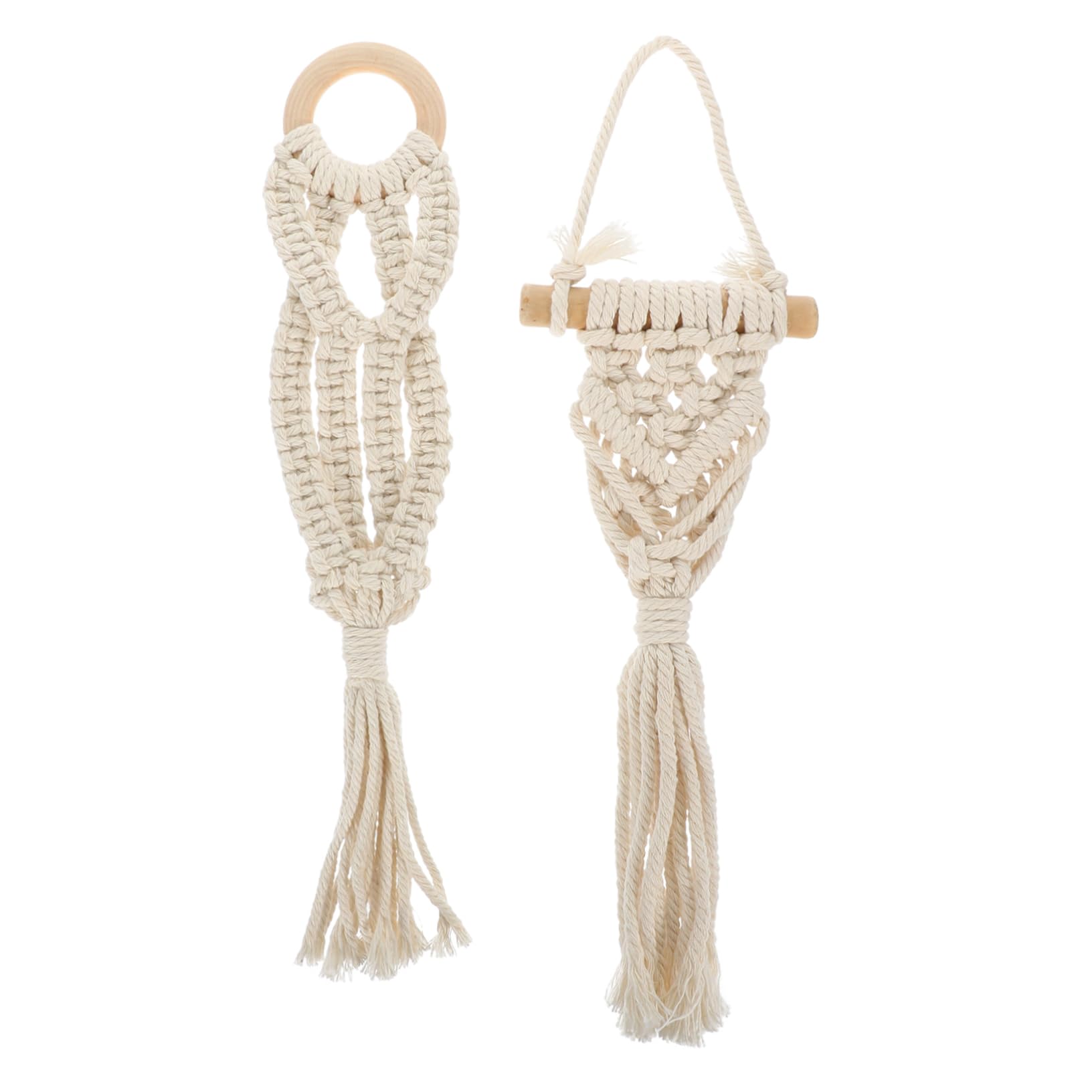 Mipcase 6pezzi Macrame Plant Hanger Appendini Per Vasi Sospesi Per Decorazione Ed Design Per e