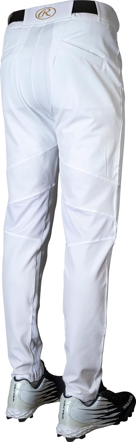 Rawlings | Men’s Gold Collection Series Baseball Pants | Semi-Relaxed Tapered Fit | Adult Sizes | Solid | Multiple Color - Image 4