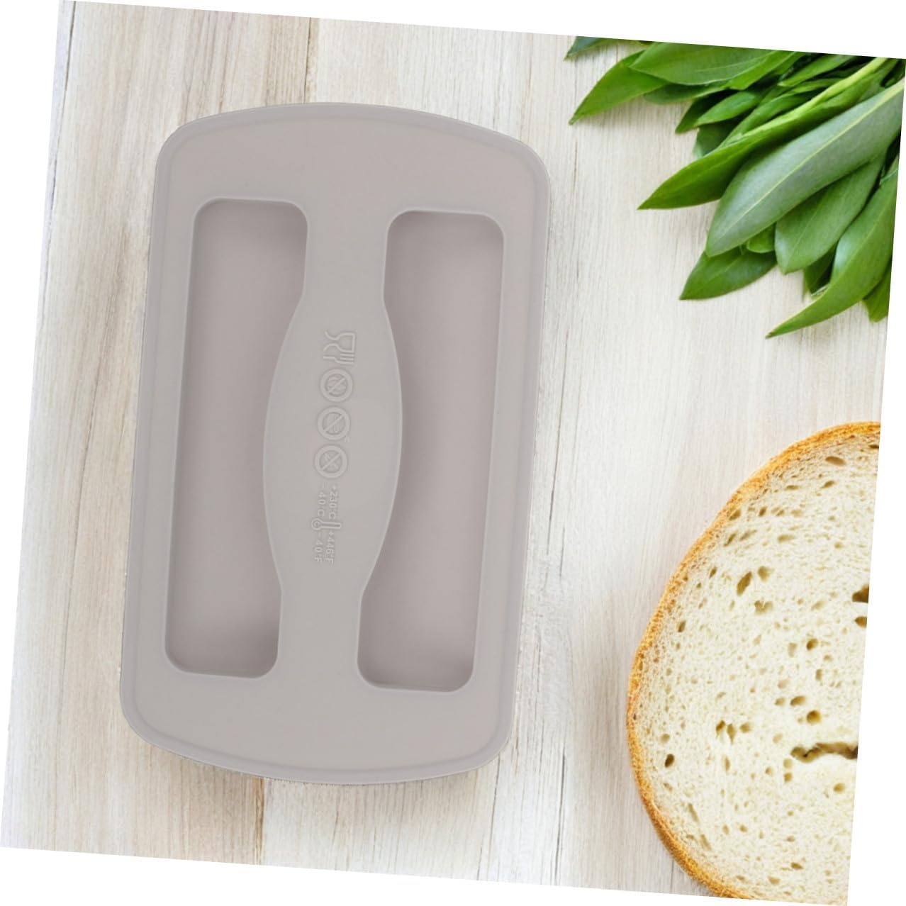 SUPVOX 2pcs Silicone Bread Machine Lids Gray Toaster Cover Dustproof Protective Cover for Home Bread Maker Kitchen Appliance Accessory