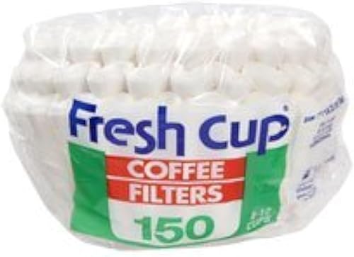 Filtros de café de papel Fresh Cup (1 paquete, 3.25"-150 unidades)