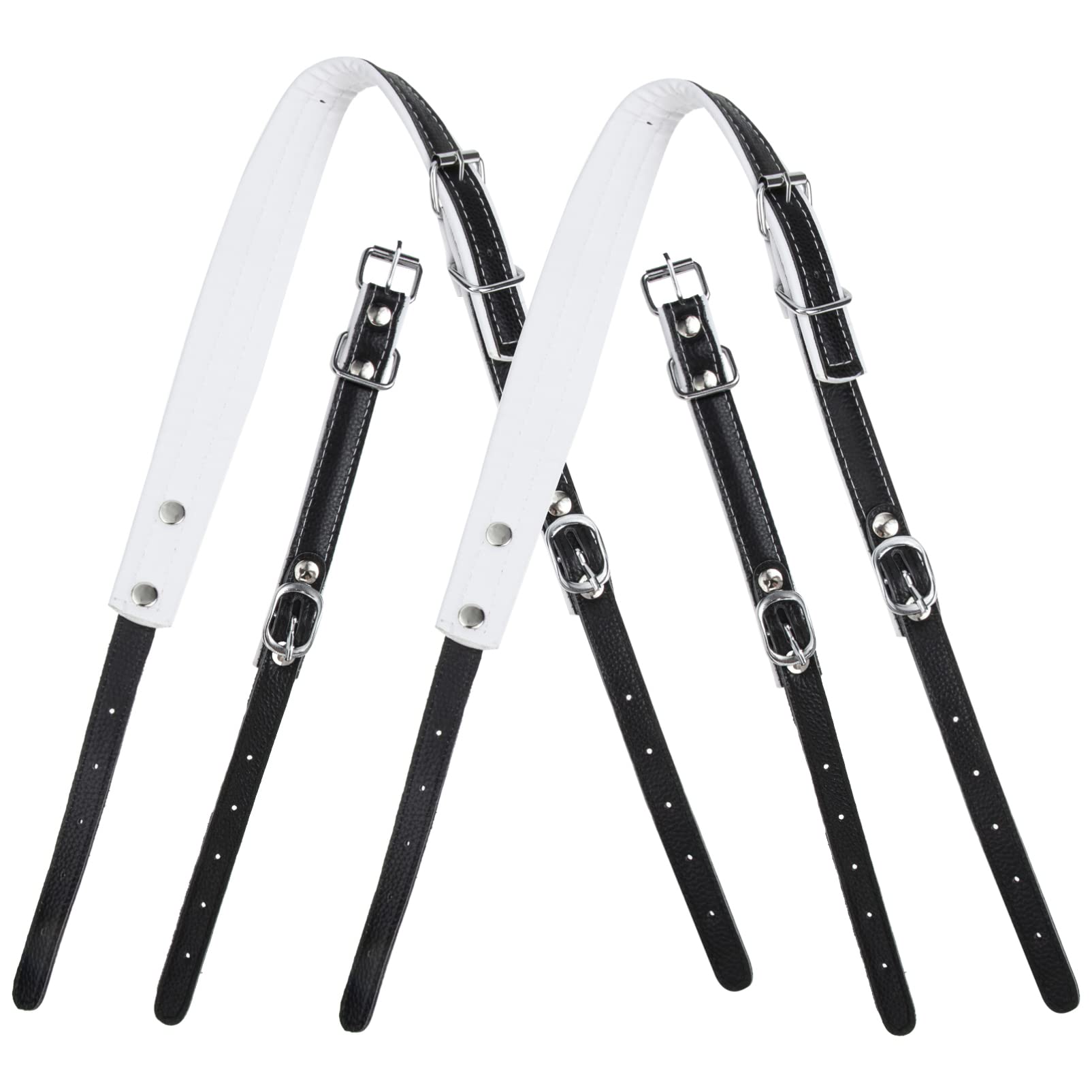 OFFSCH Accordion Straps 2 Pack Pu Leather Shoulder Straps Adjustable for Comfortable Play Practice