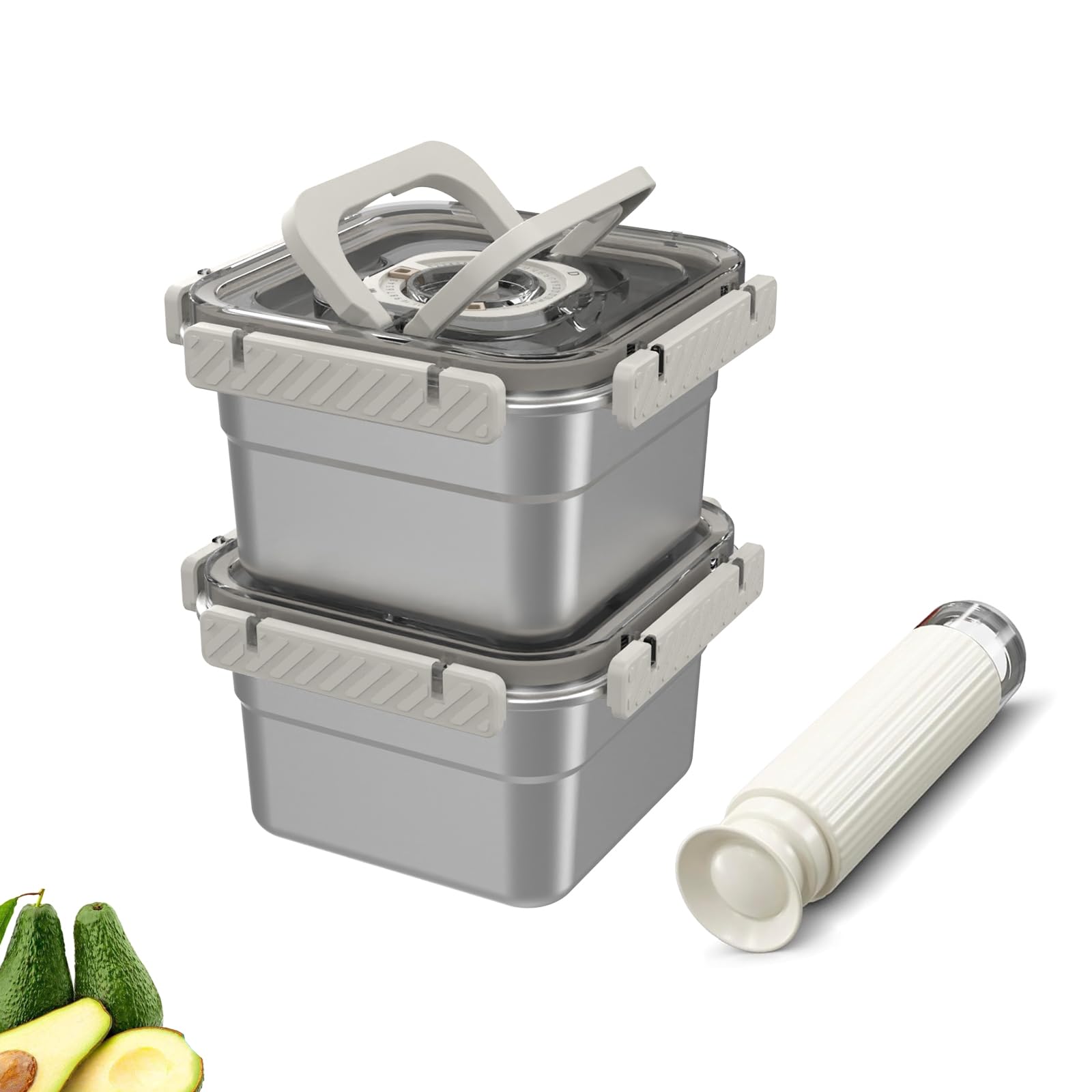 Amazon.com: Compact vacuum sealer pump - 2PACK Stainless Steel
