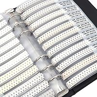 DollaTek Kondensator 0805 (0.5pF-10uF) 92 Wert x 50pcs = 4600pcs SMD SMT Kondensator kombiniert Beispiel Buch Kit – Ansicht 2