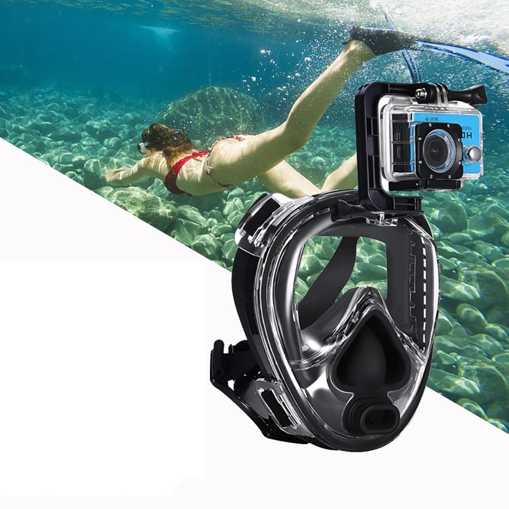 スキューバダイビング　水中カメラ　フルセット Amazon | カメラホルダー付きフルフェイススキューバダイビング