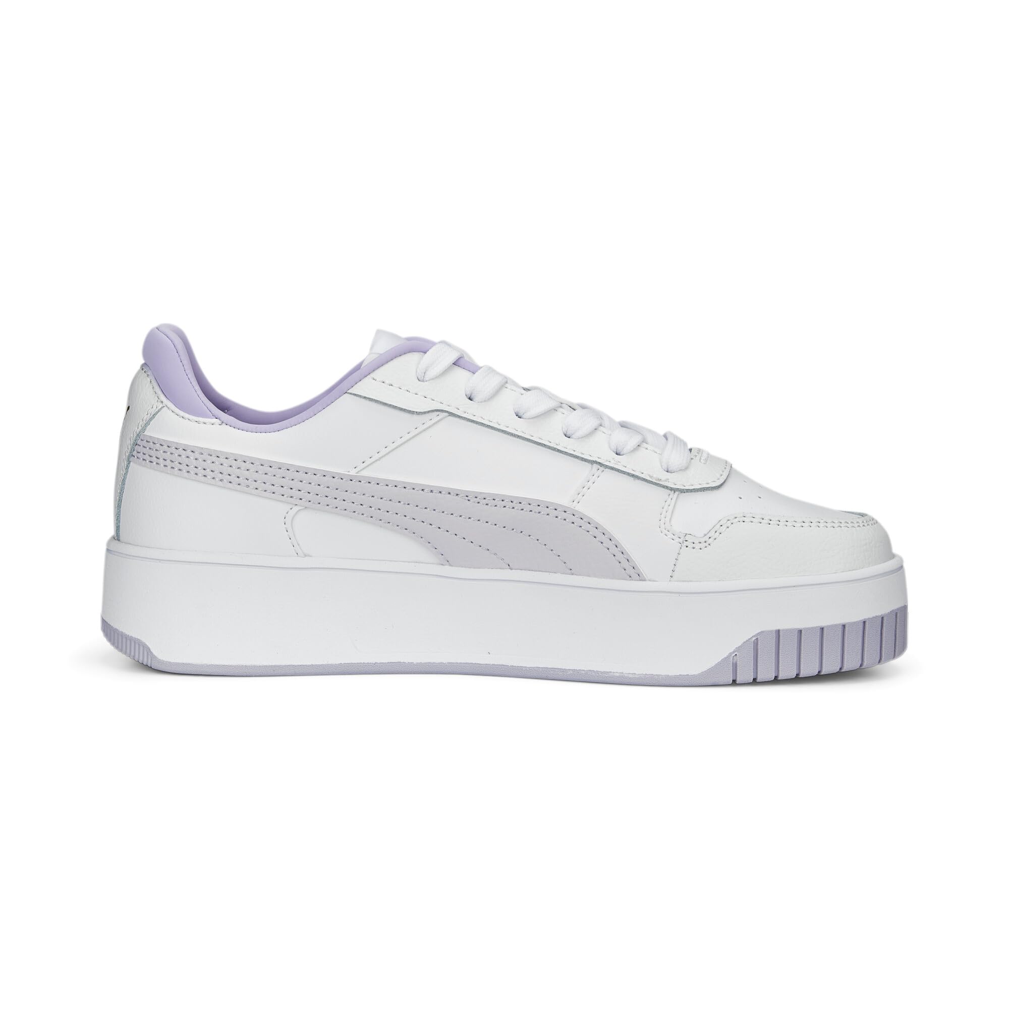 PUMA Damen Carina Street Sneaker, Black Rose Gold White Metallic, 42 EU