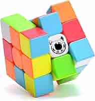 限定版」QiYi 磁気マジック ルービックキューブクロック「エメラルド色」