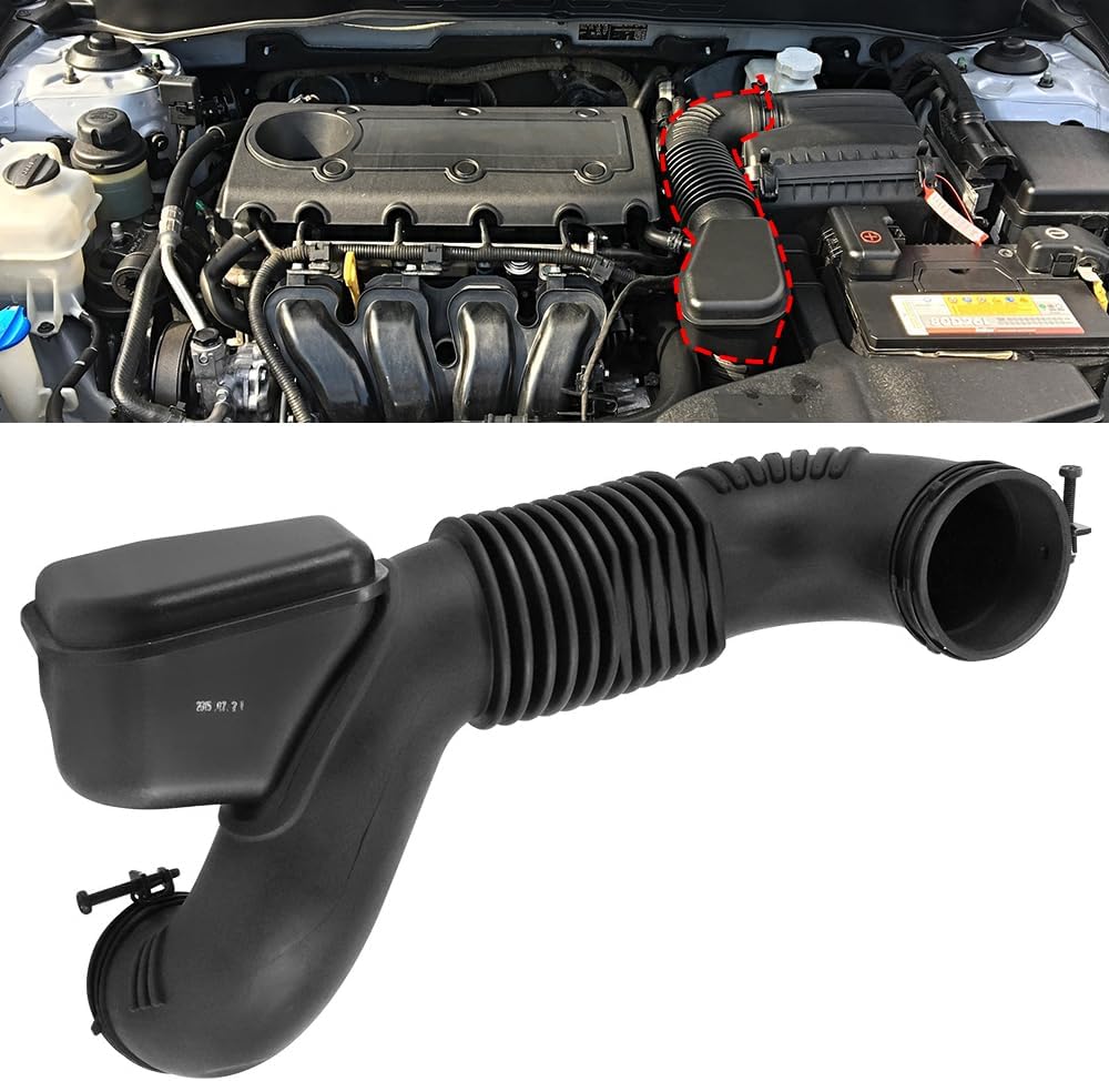 Air Intake Hose Compatible with Hyundai Sonata 2.4L 2011-2014 Kia Optima 2011-2015 2359CC 2.4L Replace 28130-3S160 281303S160