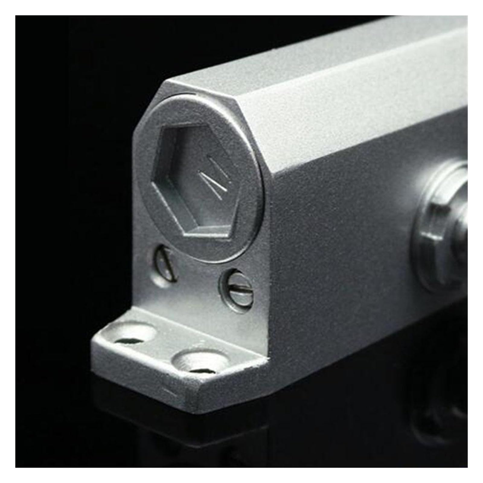 Cierre automático de la puerta, Equipo de cierre puerta velocidad ajustable 15 kg a 45, herrajes suave y silencioso, amortiguador hidráulico automático