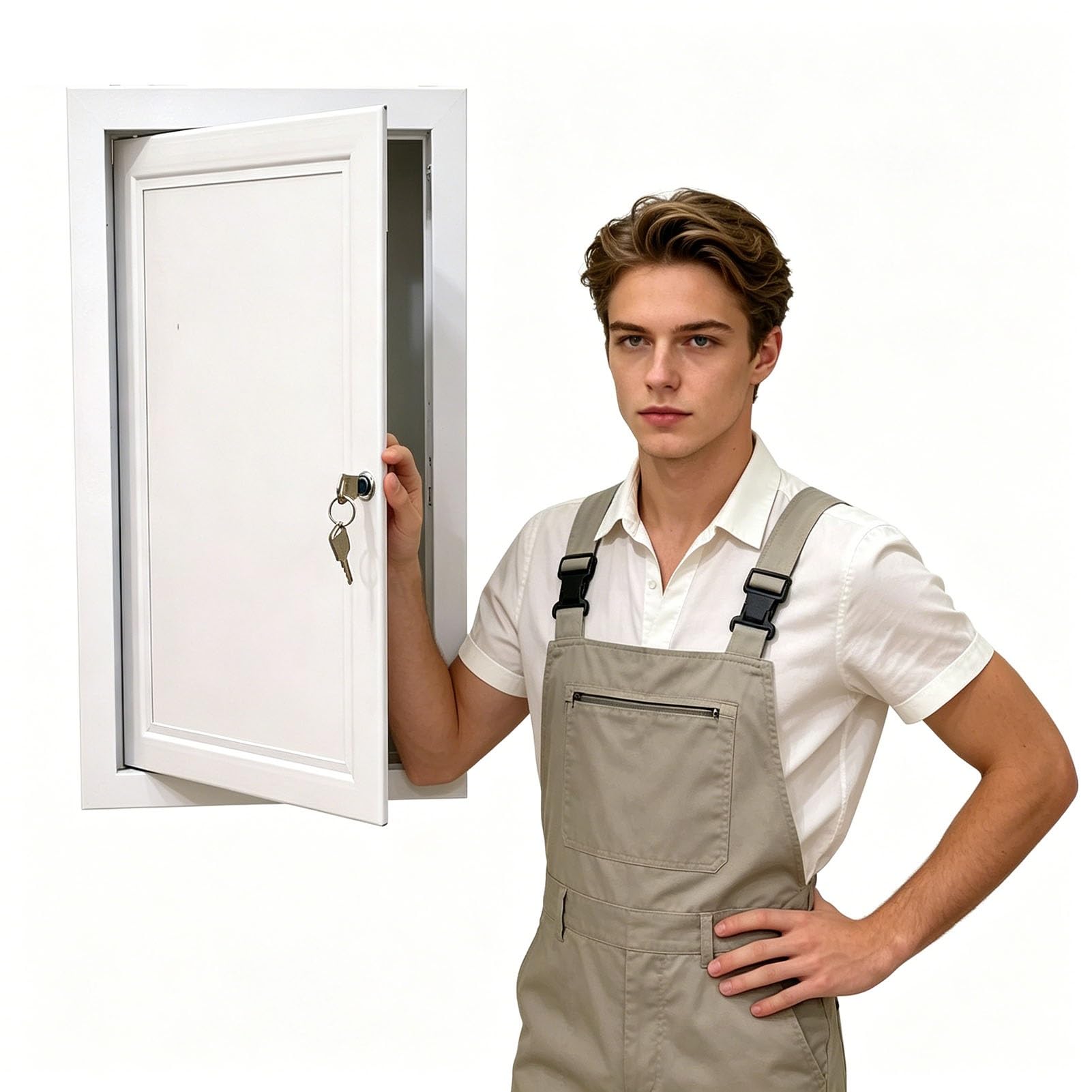 Panneau d'accès électrique plomberie métal porte de grenier 50x50