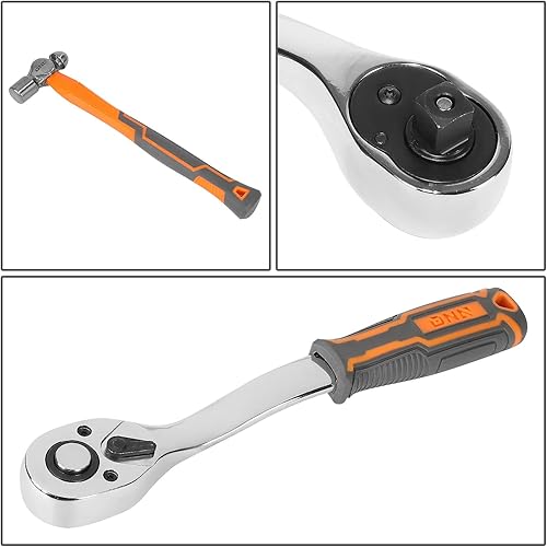 Miniatura 4 de ‎DNA MOTORING TOOLS-00059 Juego de herramientas de reparación de automóviles y hogar de 160 piezas, kit de herramientas manuales para el hogar con