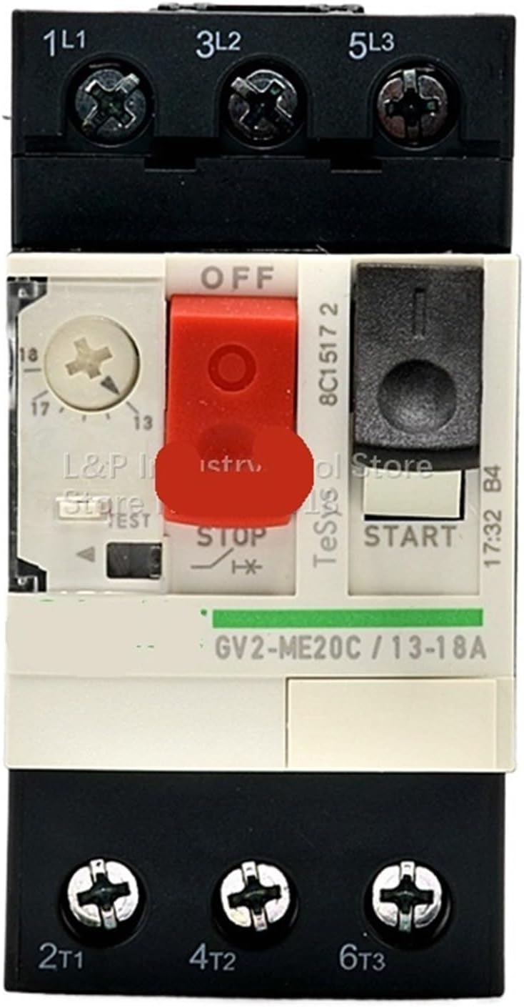 GV2-ME20C Motor Protection Circuit Breaker GV2ME20C 13-18A Push Button 3P Thermal Magnetic Type Protector