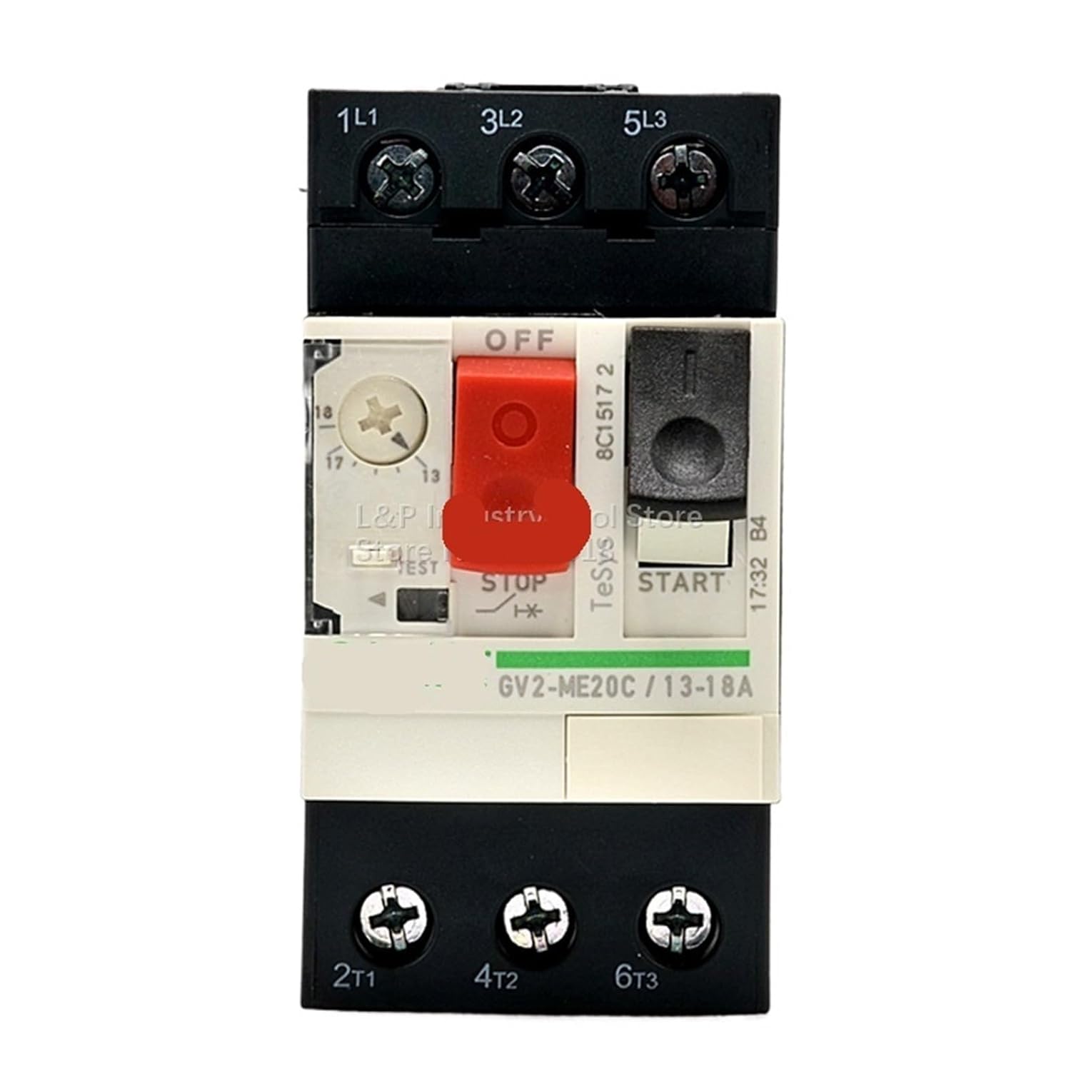 GV2-ME20C Motor Protection Circuit Breaker GV2ME20C 13-18A Push Button 3P Thermal Magnetic Type Protector