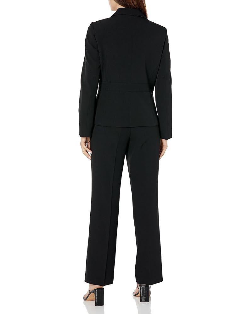 スーツ ENTIRE STUDIOS Women Suits LES2716BL Black Amazon.com: Le Suit Women's Plus Size Jacket/Pant Suit