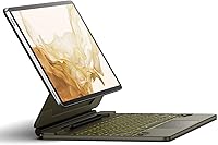 Vista 10 de Dexnor para Samsung Galaxy Tab S10+ Plus/S9+ Plus/S9 FE+ Plus/S8+ Plus/S7+ Plus/S7 FE Funda con Teclado 31.5 cm Flotante Cantilever Magnético