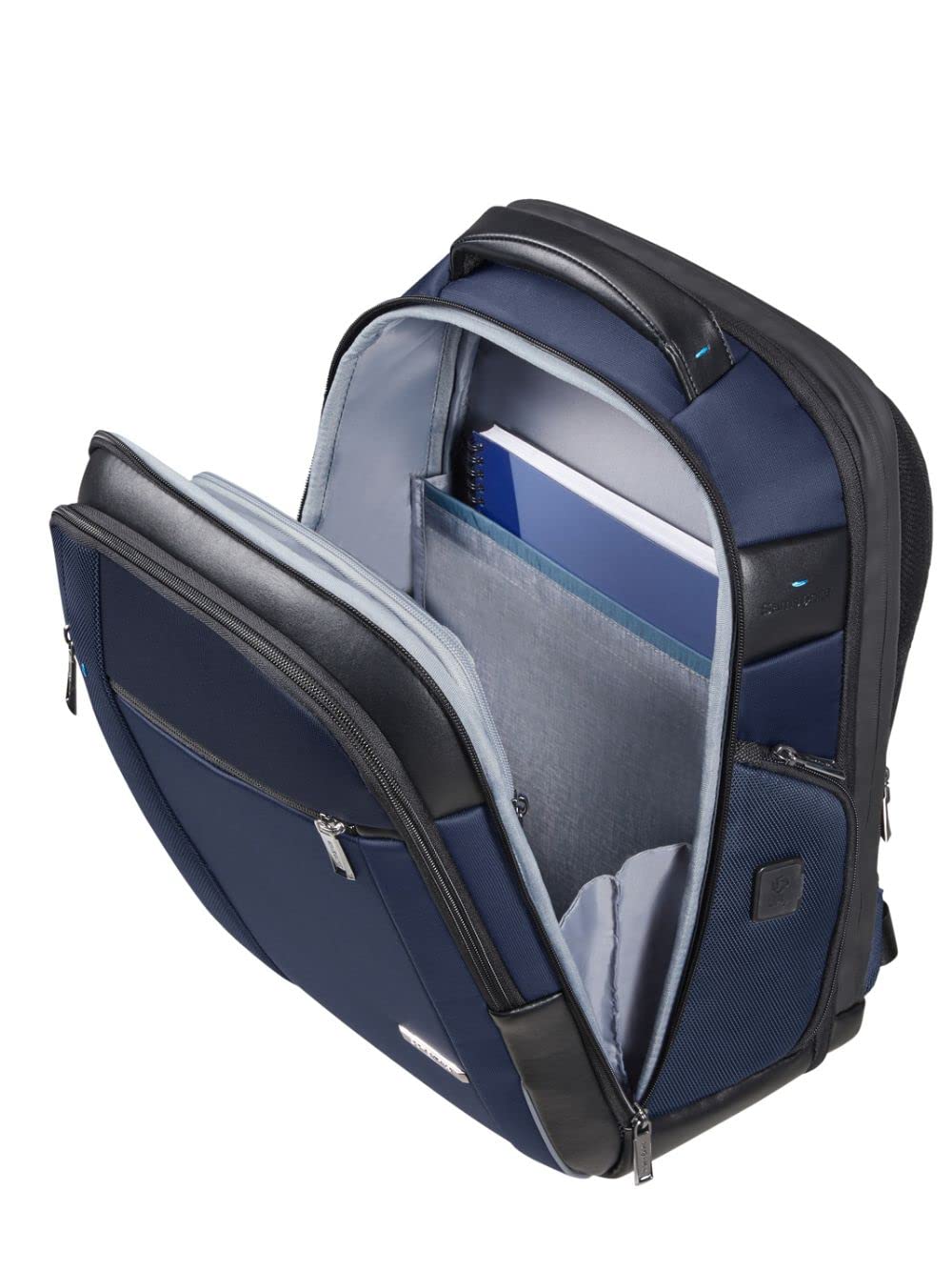 Samsonite Zaino business espandibile porta pc con porta USB integrata per una facile connessione. Compatto, leggero e capiente dispone di uno scomparto principale con chiusura zip che presenta varie t