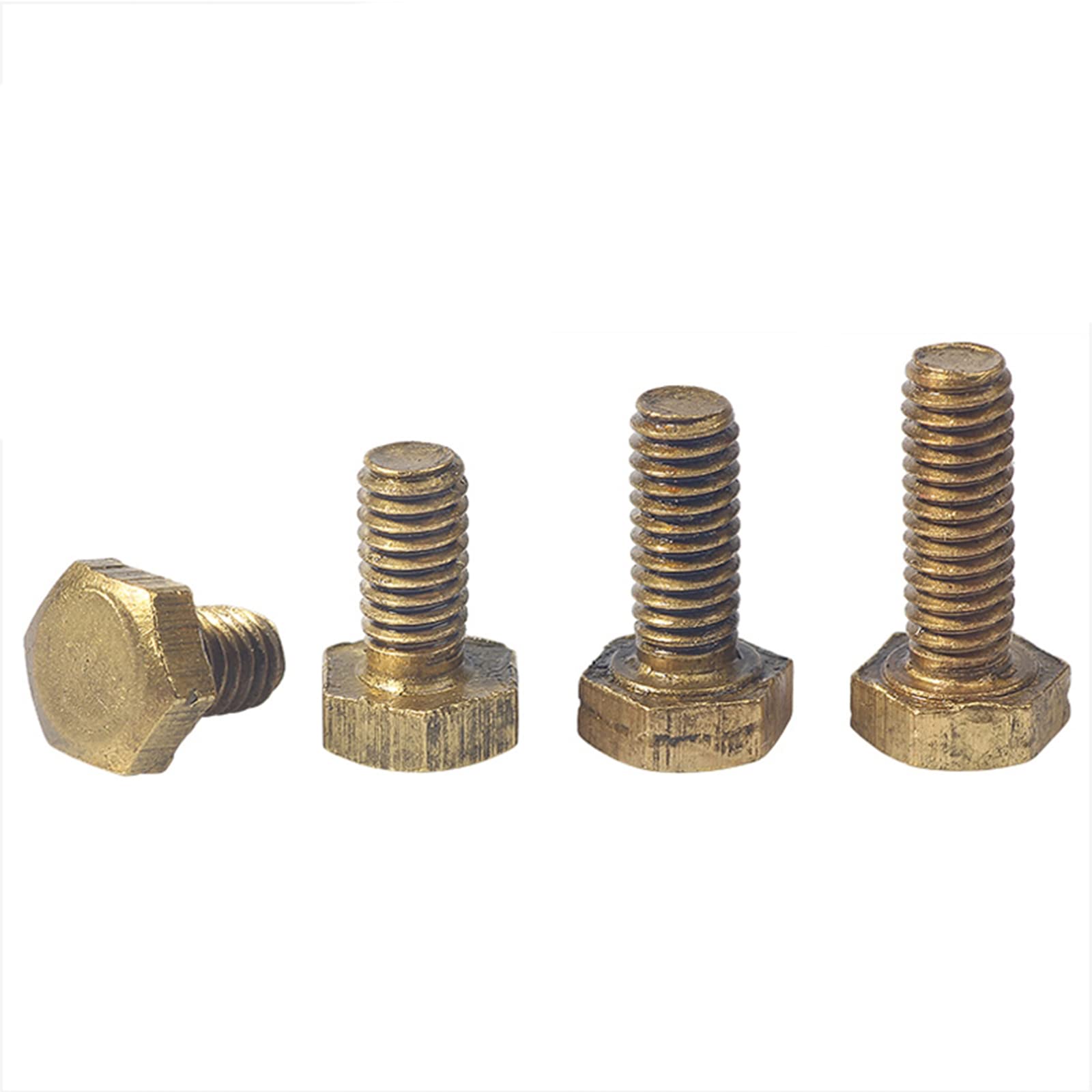 Neclos Fortress Set Viti Bulloni E Dadi In Ottone Testa Esagonale - Metriche M4 M5 M6 M8 M10 M12 Con Rondelle Viti Testa Esagonale Ottone