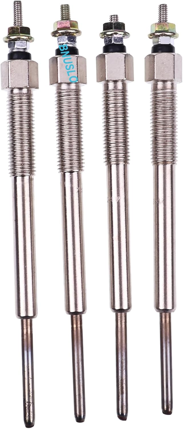 4 Pcs Glow Plug 8-97600096-0 8976000960 Replacement for Isuzu Engine 4HK1 Truck NPR NQR NRR