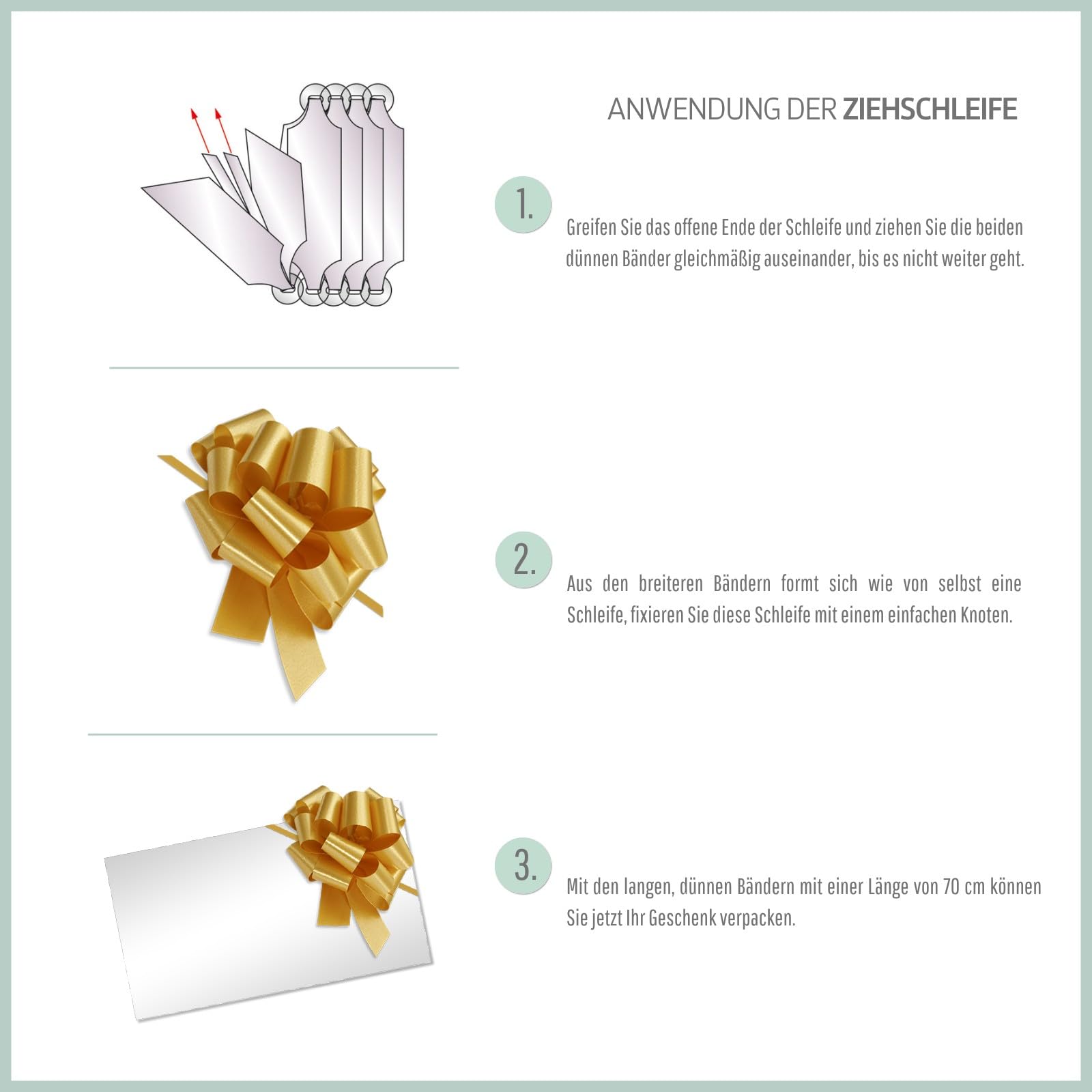 Gutschein-Set. 50x Gutschein + Kuvert + Schleife. Für Weihnachten. Weihnachtsgutscheine zum selbst Ausfüllen.