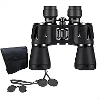 Binóculo Profissional De Longo Alcance 20x50 Lente Alta Definição - Zoom Visão Com Pouca Iluminação Portátil Impermeável Regulagem de Foco