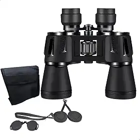 Binóculo Profissional De Longo Alcance 20x50 Lente Alta Definição - Zoom Visão Com Pouca Iluminação Portátil Impermeável Regulagem de Foco