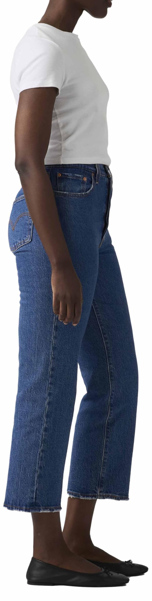 Levi's Damen Ribcage Straight Ankle Light Indigo-Worn IN, Jazz Pop, 25W / 31L – Ansicht 2