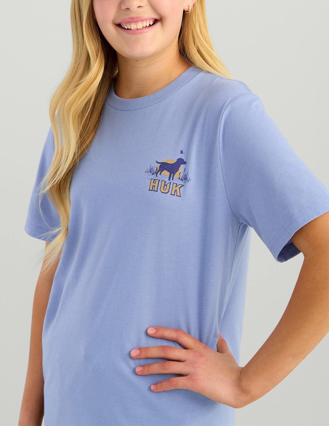 HUK boys Unisex Kids Short Sleeve Performance Tee, Kids Fishing T-shirt - Image 4