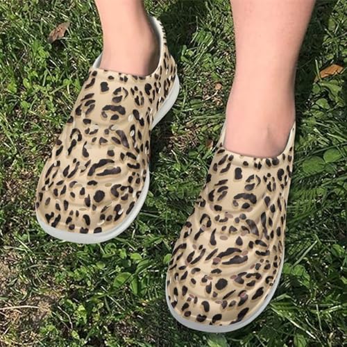 Kids Water Shoes for Girls Animal Print Garden Sandals Beach Sneakers, Slip-on Shoes Anti-Slip Quick Dry Soft4