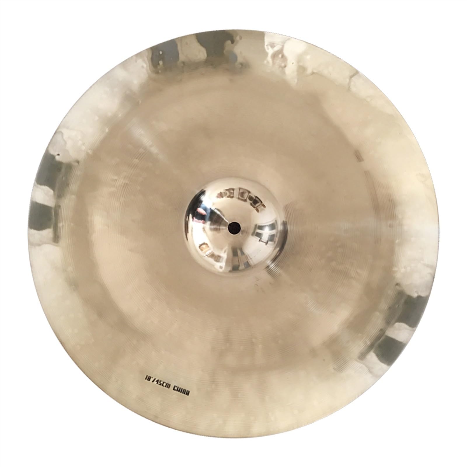 B20 Becken 18" Porzellanbecken Mit Schönem Klang, Handgefertigte Schlagzeugbecken, Professionelles Becken Zubehör für Schlaginstrumente
