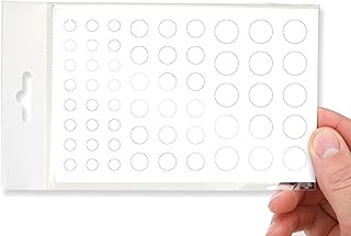 BLOCKED Stackable Webcam/Camera Vinyl Covers | 57 Low-Tack Restickable Webcam Sticker | Multiple Sizes | White 57-Pack (Ultra Glossy)-picture-13