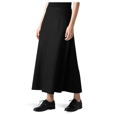 Eileen Fisher Felted Wool Jersey Full Skirt Women