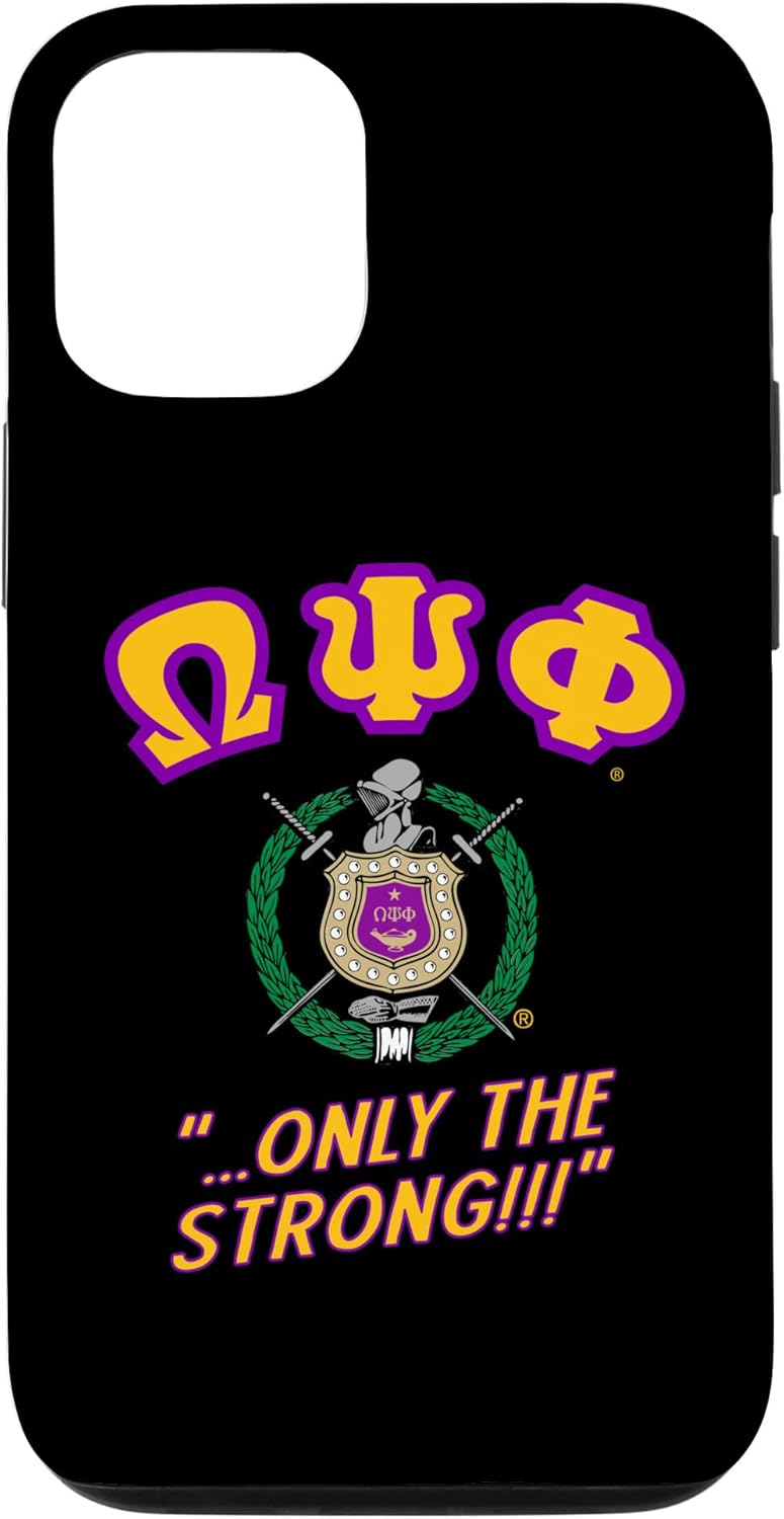 Omega Psi Phi Fraternity Paraphernalia, Omega Psi Phi Ques Case for iPhone 12/12 Pro