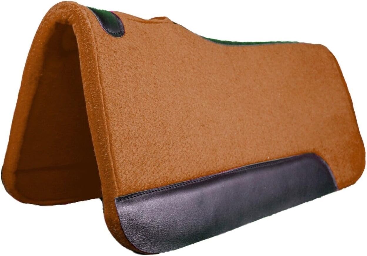 Western horse Felt Sottosella/sottosella sagomato in feltro di lana di alta qualità nelle misure 81,28 x 81,28 cm e 76,2 x 76,2 cm A06 (76,2 x 76,2 cm)