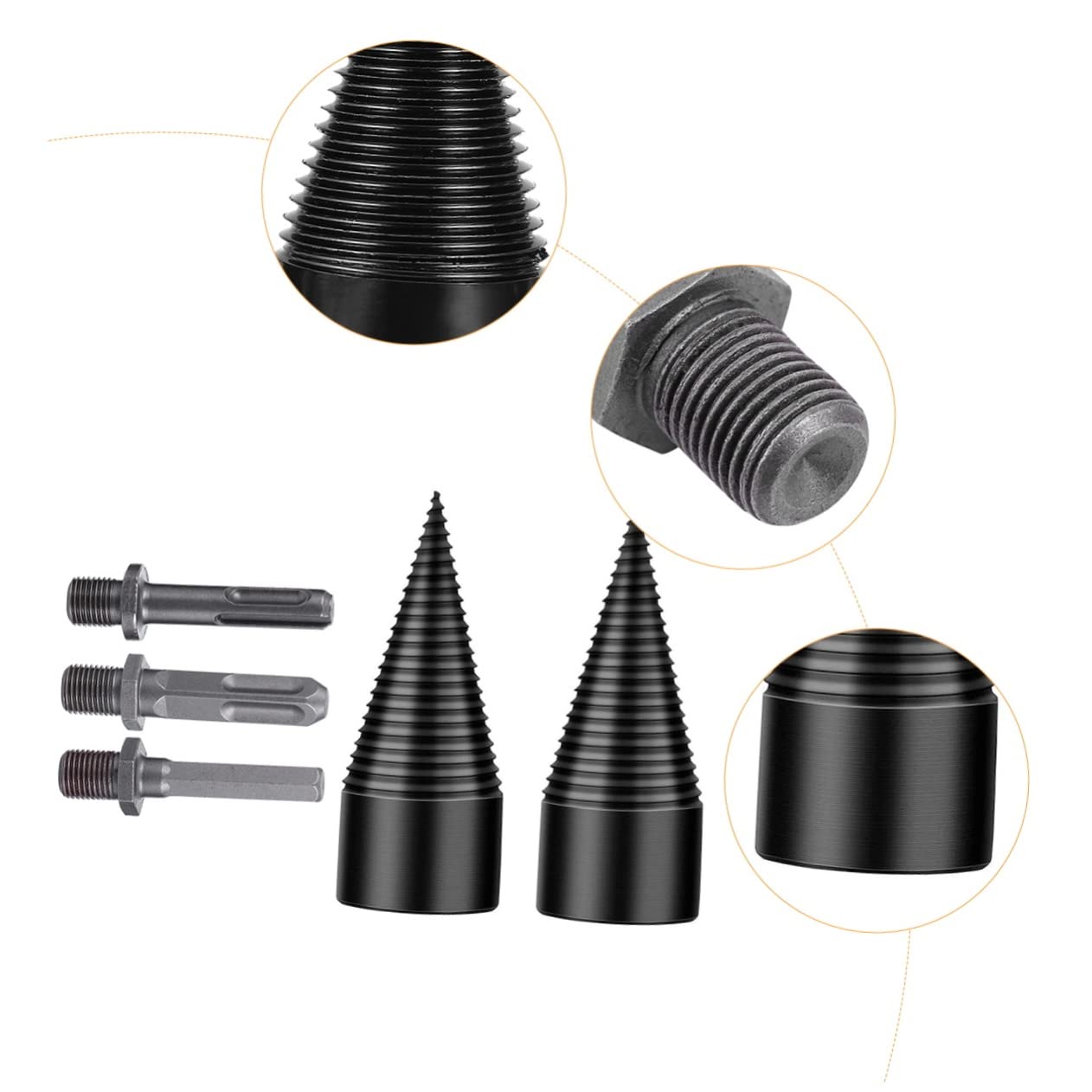 VANZACK Broca Para Cortar Divisor De Madera Broca Para Trabajar La Madera Acero Resistente Al Desgaste Diseño