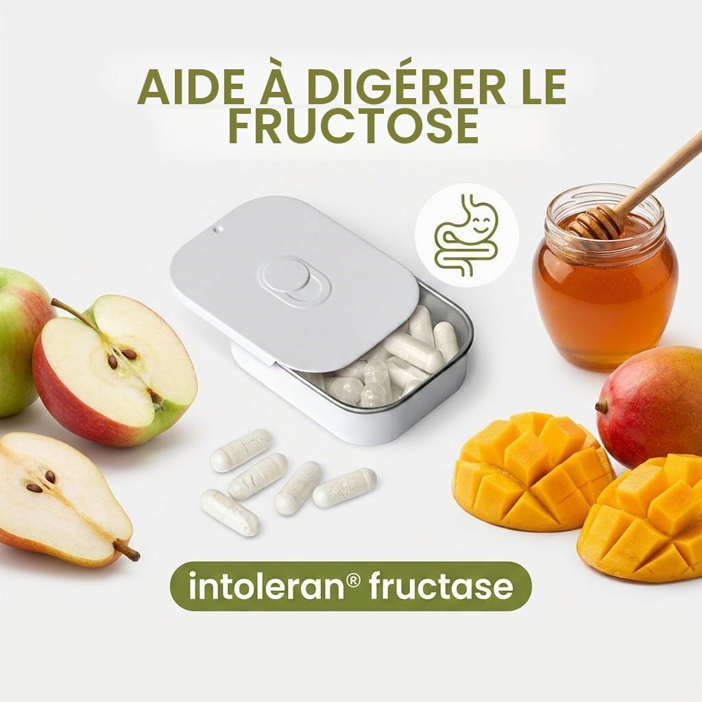 INTOLERAN INTOLERAN fructase 36cap. – gélules qui facilitent la supplémentation quotidienne, boîte de 36 gélules, contribue au fonctionnement normal de l’organisme au quotidien et facilite la prise en
