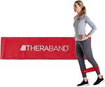 TheraBand Resistance Band Loop, Professional Latex Mini Band for Lower Pilates, Crossfit, Yoga, Stretching, Physical Therapy, Strength Training without Weights