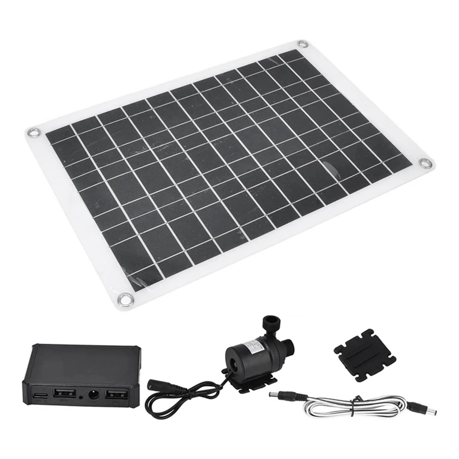 50W Solar Water Pump Fountain Irrigation 800L/H DC12V Low Noise Garden Family