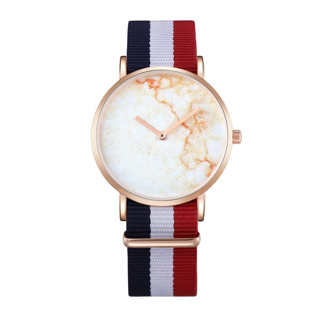 Montres de quartz LULI homme avec boîtier alliage et cadran ambre 6812