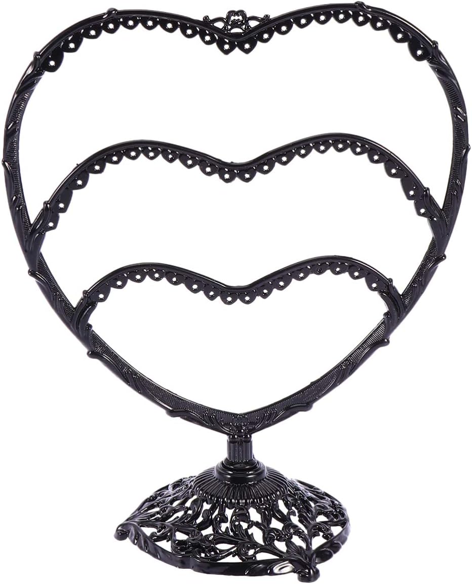 FARUTA Iron Jewelry Organizer Hollow Heart Shaped Necklace