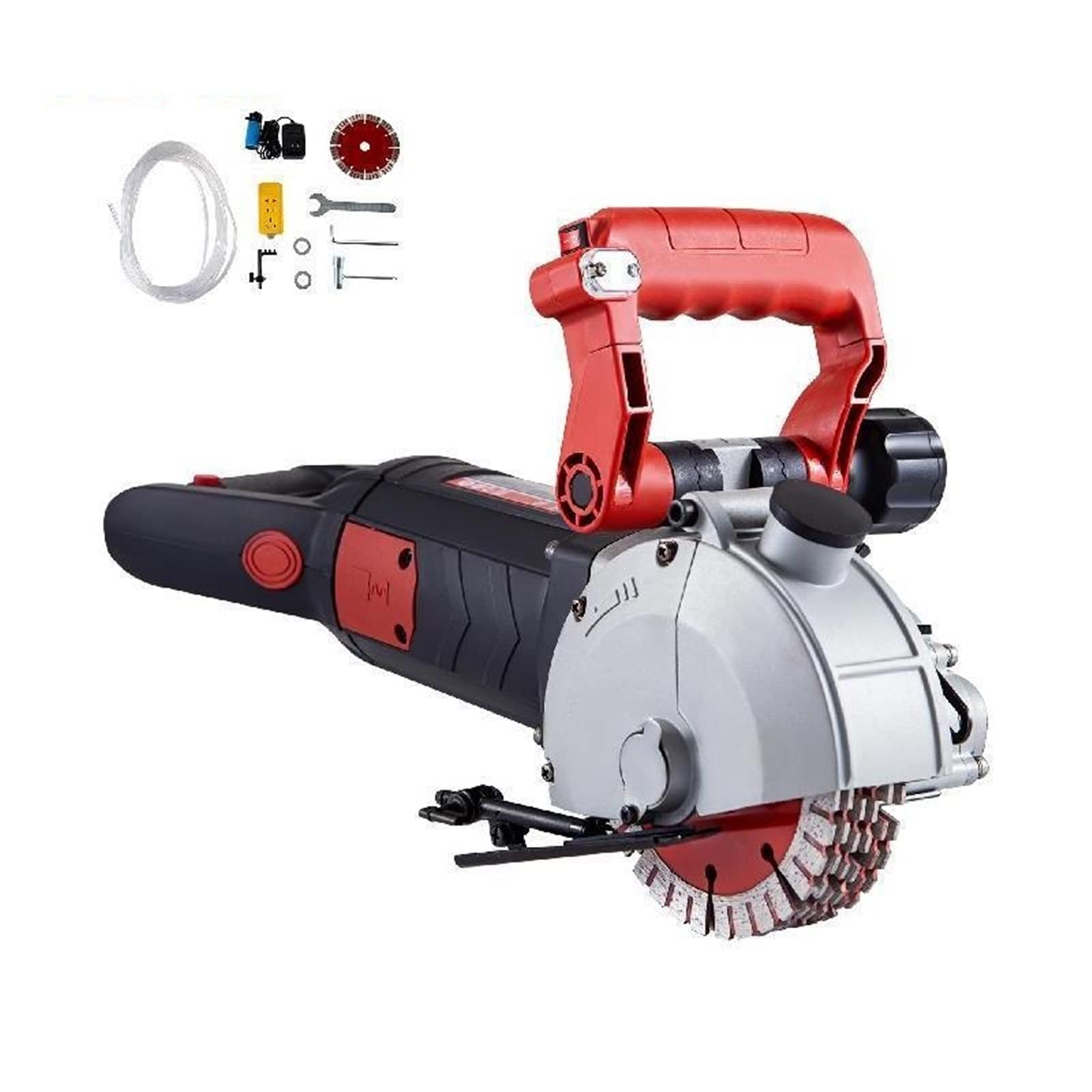 CVFRDD 4800W Wall Chaser Concrete Cutter Electric Aiming Groove Slotting Machine 125mm Circular Saw Cutting Power Tool Set