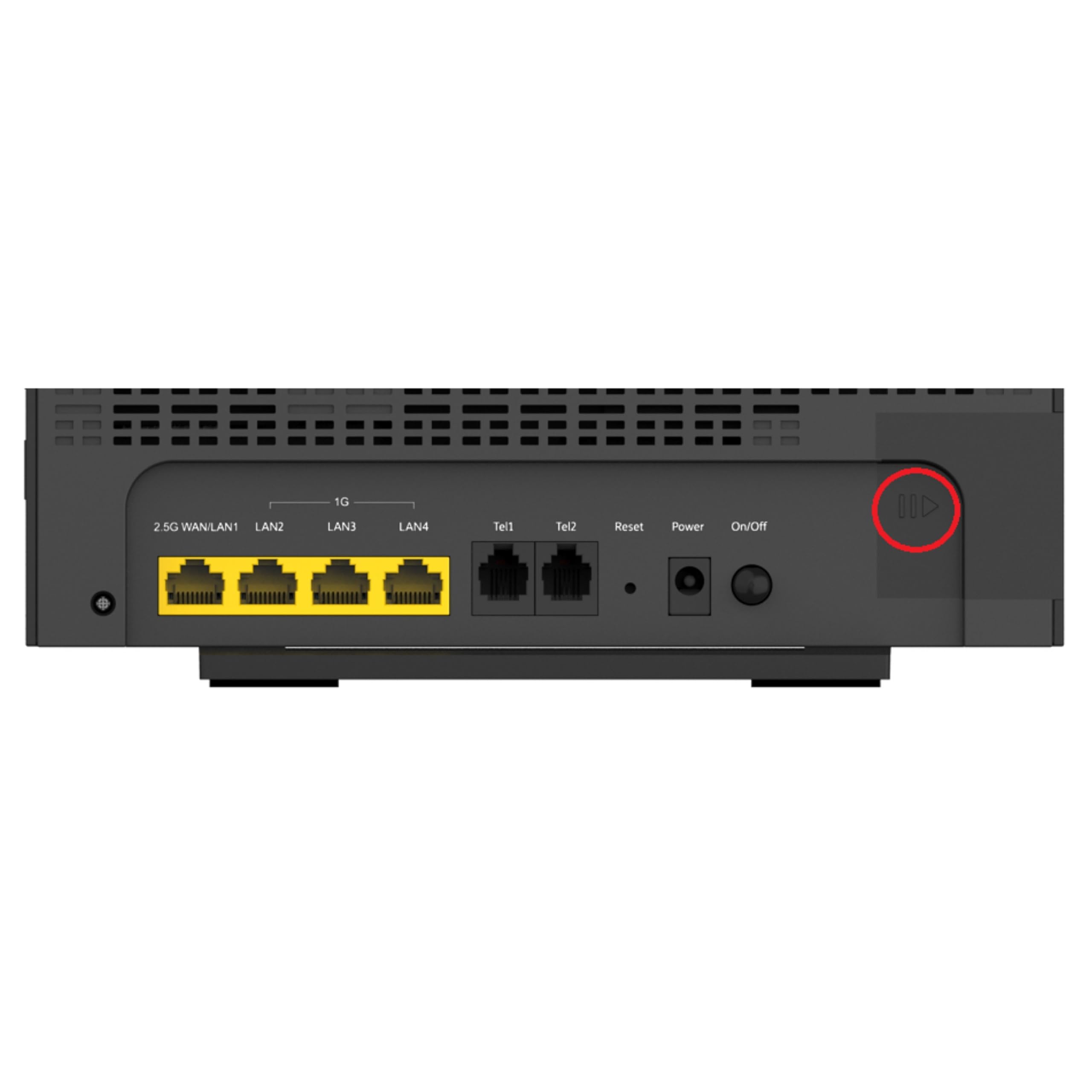 T I M HUB Pro Sercomm Wi-Fi 7 Modem Router Solo per FTTH Fibra Ottica Fino a 2.5Gbps, Ultima Generazione WIFI (IEEE 802.11be) FG4278A Design compatto