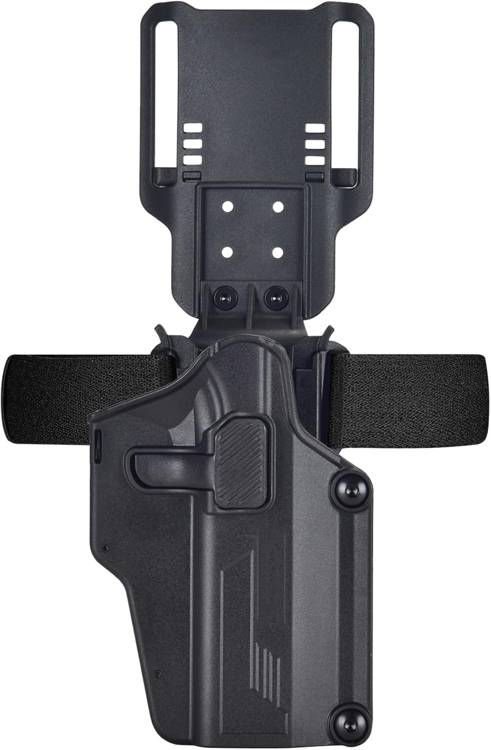 Drop Leg Gun Holster Fits 80+ Pistols, OWB Tactical Holster for Glock/Ruger/Springfield/Beretta/S&W/1911/Taurus/HK/CZ, Adjustable Retention Holster - Right Handed