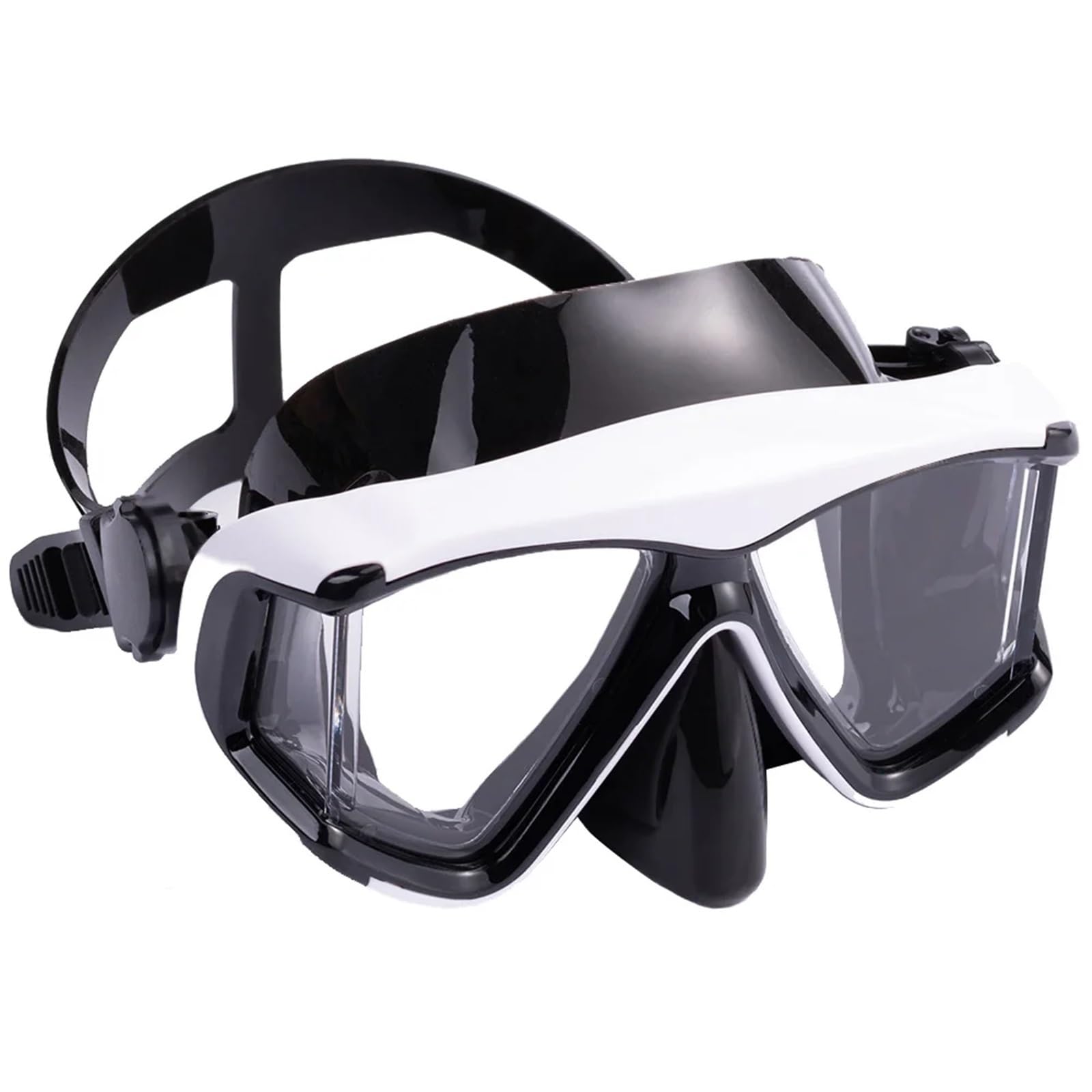 Masque Masque plongée Masque de plongée avec Tuba Optique Lunettes de Natation Équipement Panoramique Vue Large Adulte Jeunesse