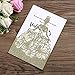 ponatia 25PCS Lacer Cut Wedding Invitations Card Hollow Bride Invitations Cards for Wedding Bridal Invitation Engagement Invitations Cards (Champagne Gold Glitter)