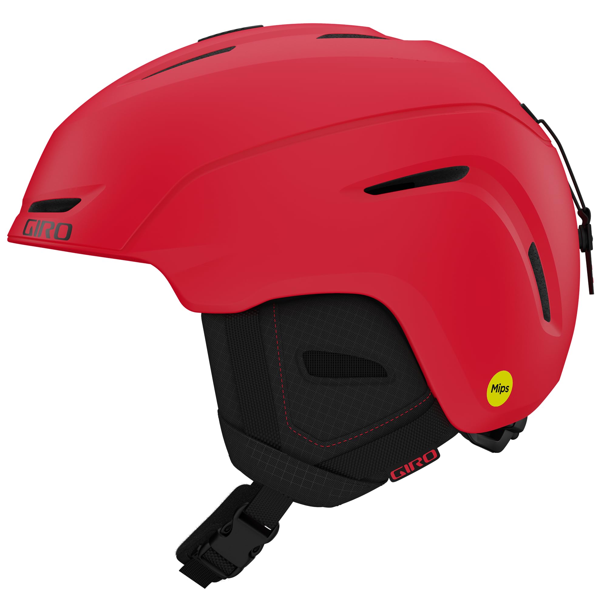 Giro Youth Neo Jr. MIPS Snow Helmet - Matte Bright Red, Medium 55.5-59CM โ image 1