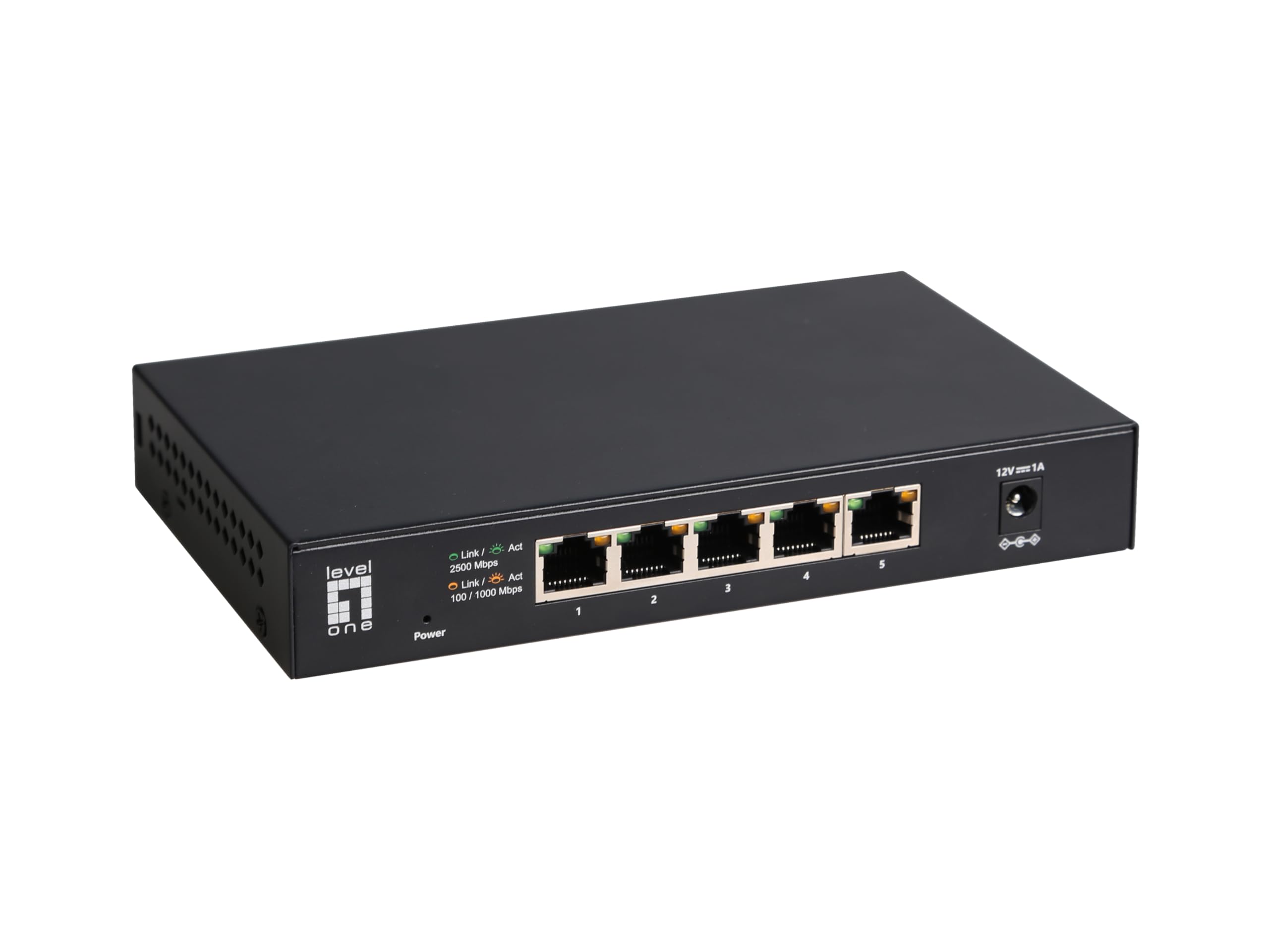 LevelOne GEU-0525 5-Port Unmanaged 2,5-Gigabit Ethernet Switch