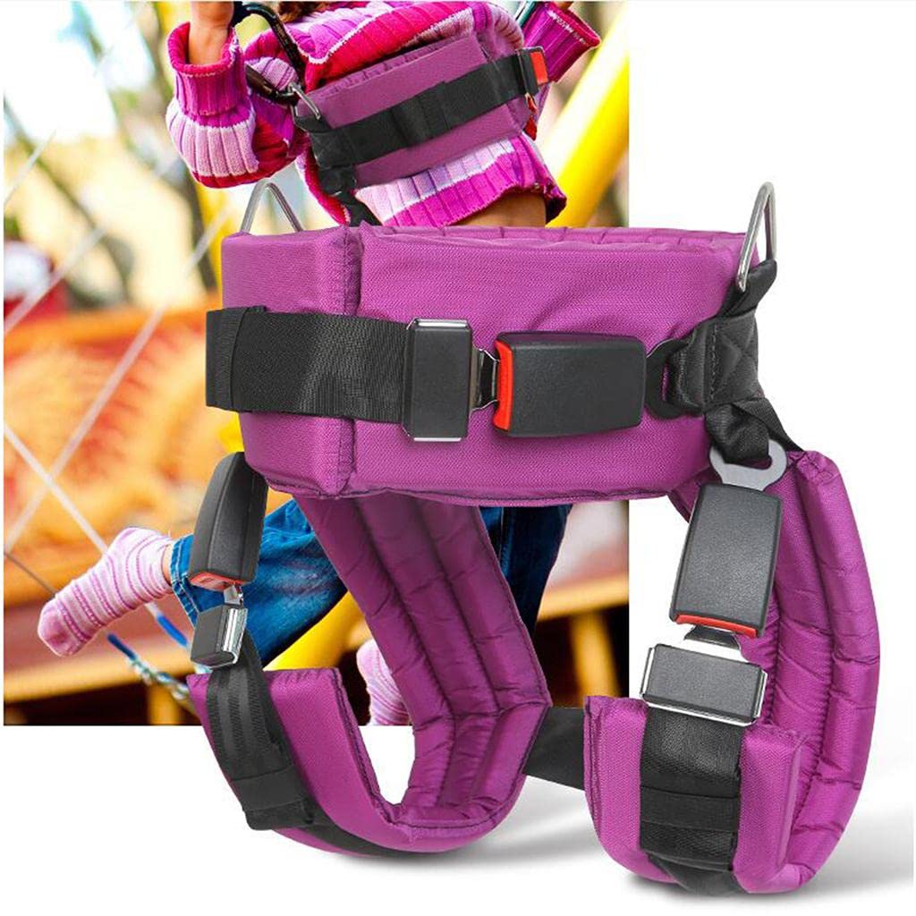 Geschützter Nylon Bungee Trampolingurt für Kinder, Lila S
