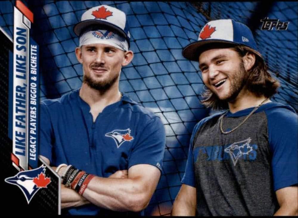 2020 Topps Black #61 Bo Bichette RC Rookie Cavan Biggio 38/69 Toronto Blue Jays MLB Baseball Trading Card