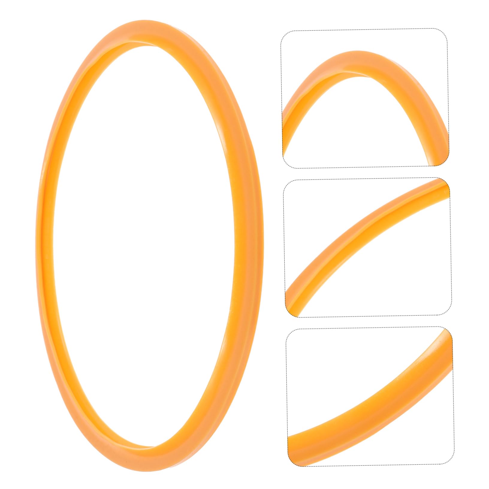 Anneome Silikondichtungsring für Schnellkochtöpfe, Orange aus Silikon