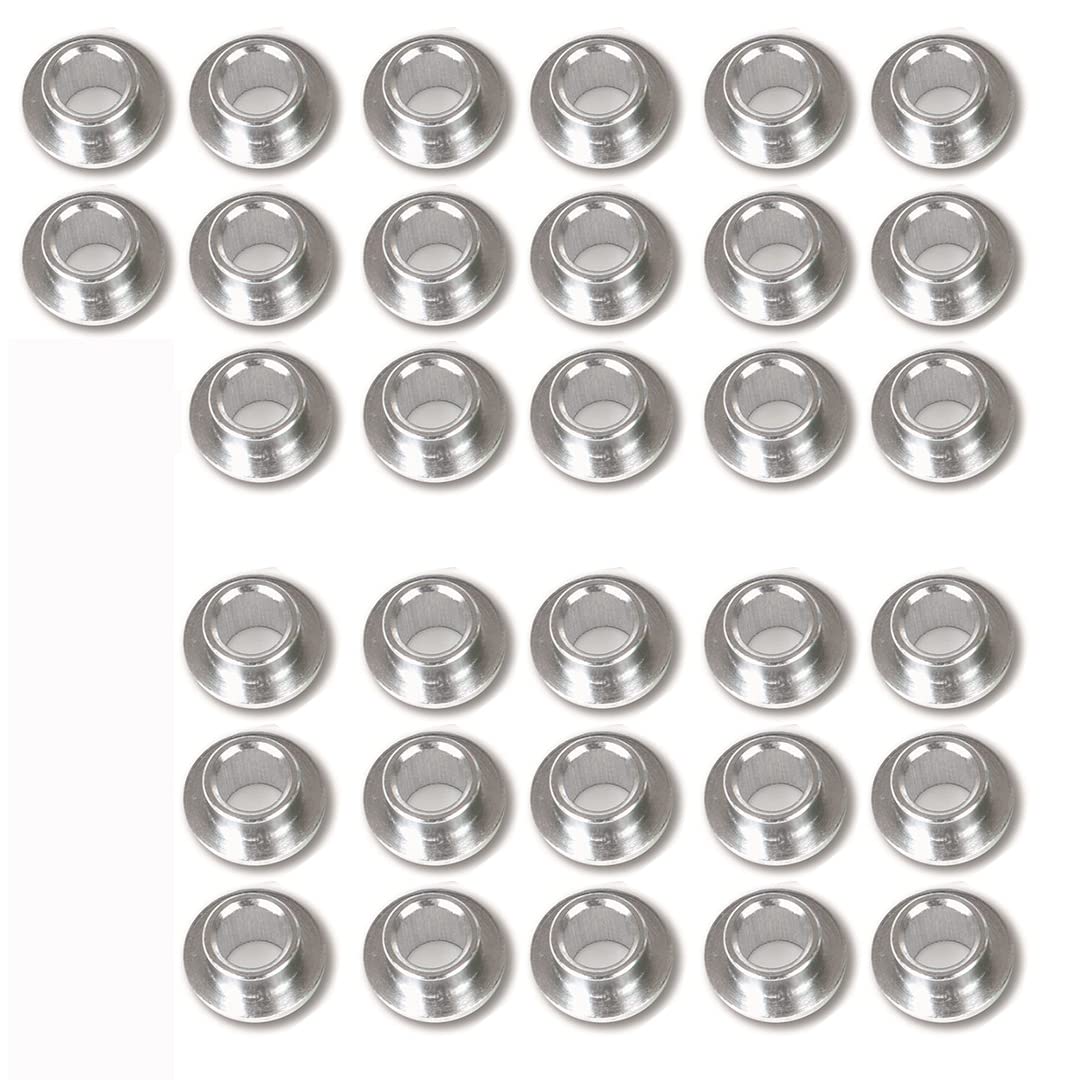 SzBlaZe 32 Pieces Aluminum Durable Bushing Bearing Spacers for Inline Skates, Roller Skates, Skateboards, Longboards for 8mm Screws
